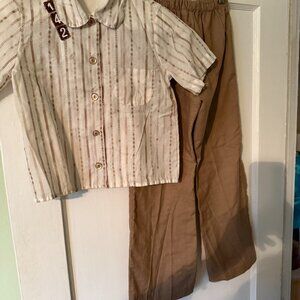 Vintage Early 1970s Girls Brownie Uniform Size 6 Girl Scouts of America
